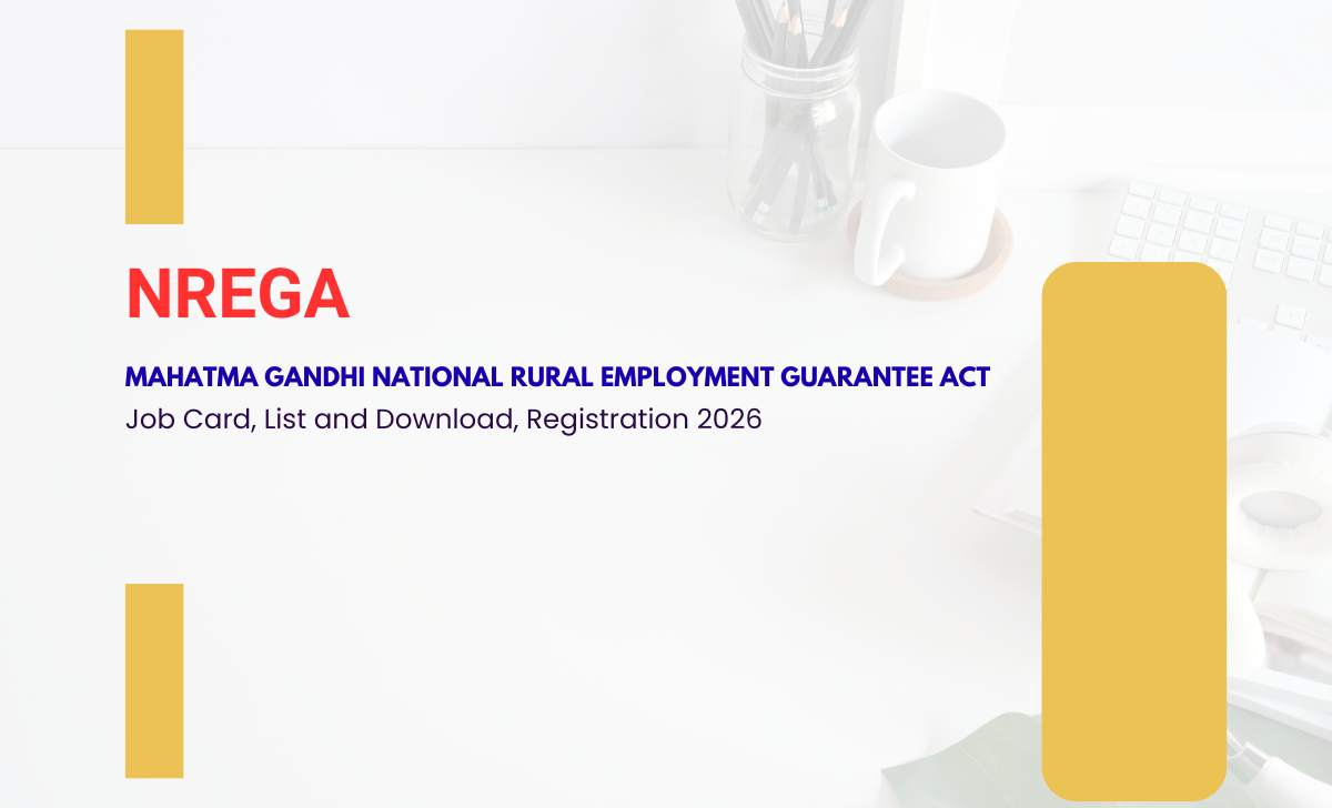 NREGA -  Job Card, List and Download, Registration 2026