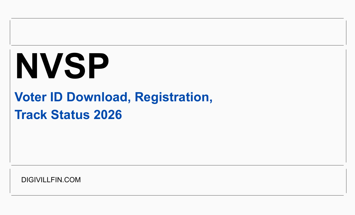 NVSP - Voter ID Download, Registration, Track Status 2026
